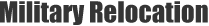 Military Relocation
